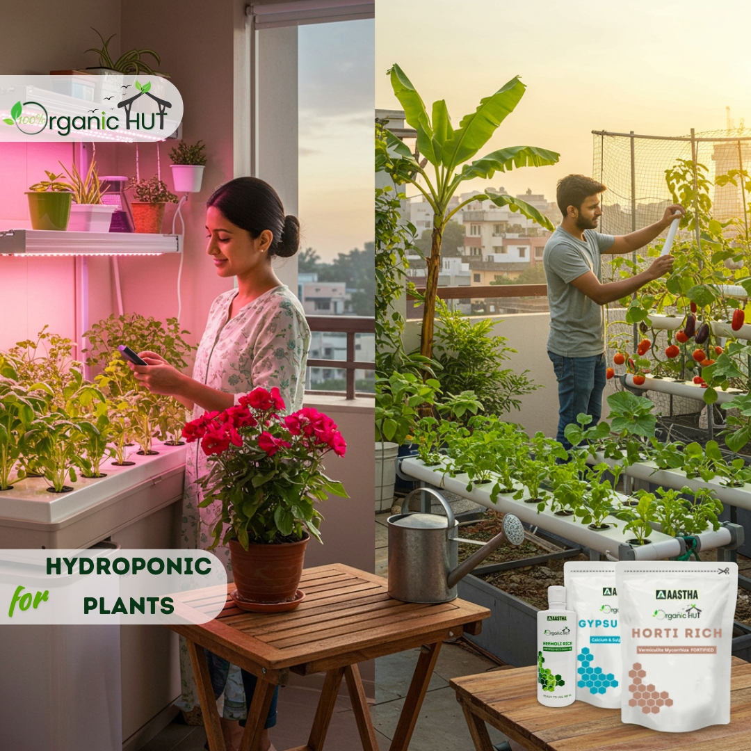 Hydroponic Kitchen Gardening Plants (Indoor & Outdoor)